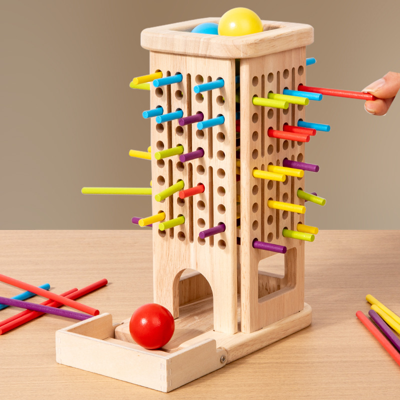 Drewniana wieża z patyczków z  – Dice Tower Wooden recenzja i cena