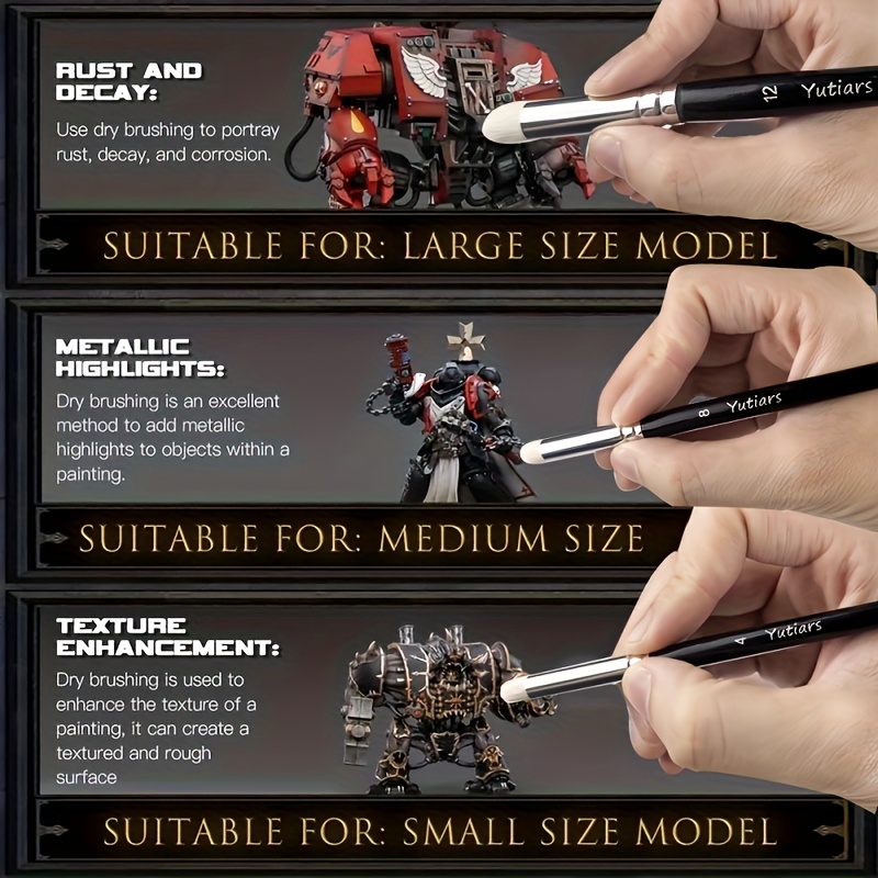 Miniaturowe pędzle do malowani – Miniature Painting Set recenzja i cena