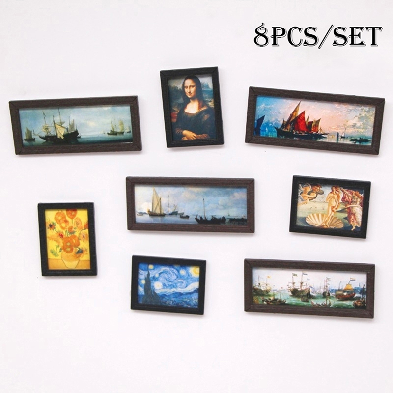 8 sztuk/zestaw 1:12 domek dla  – Miniature Painting Set recenzja i cena