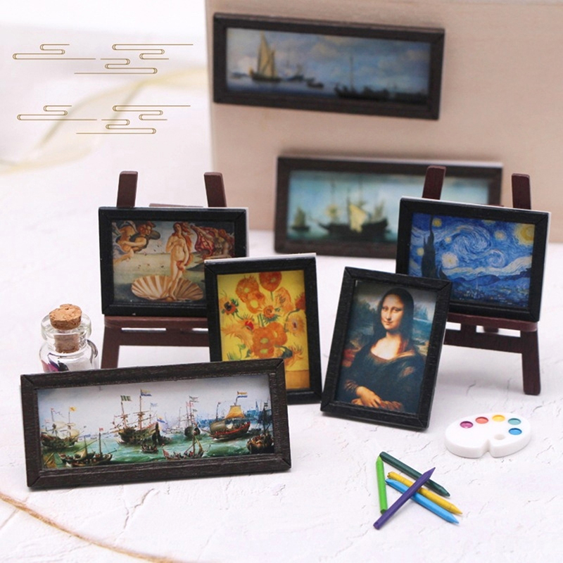8 sztuk/zestaw 1:12 domek dla  – Miniature Painting Set recenzja i cena