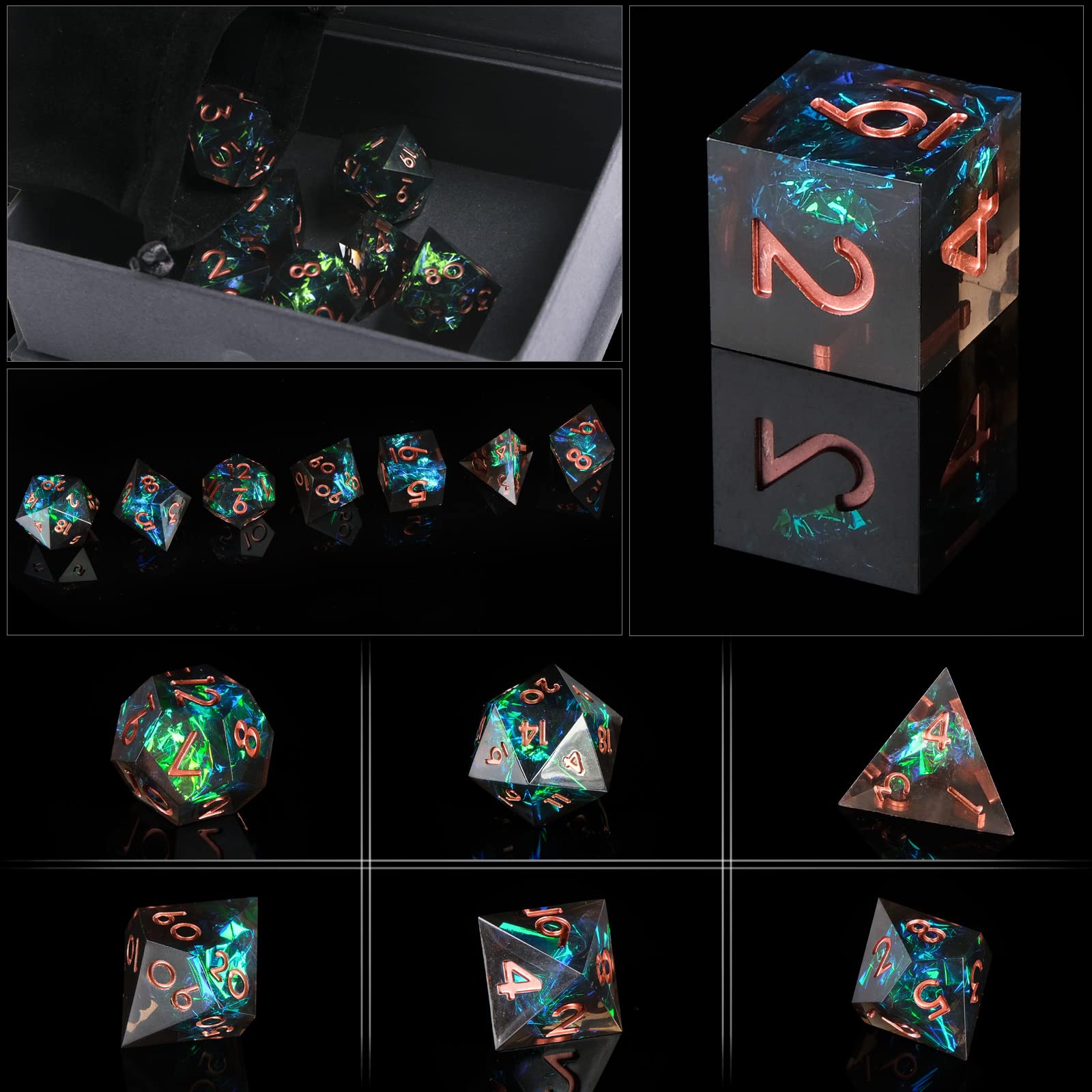 Zestaw kości DND z żywicy Shar – Board Game Dungeons And Dragons recenzja i cena