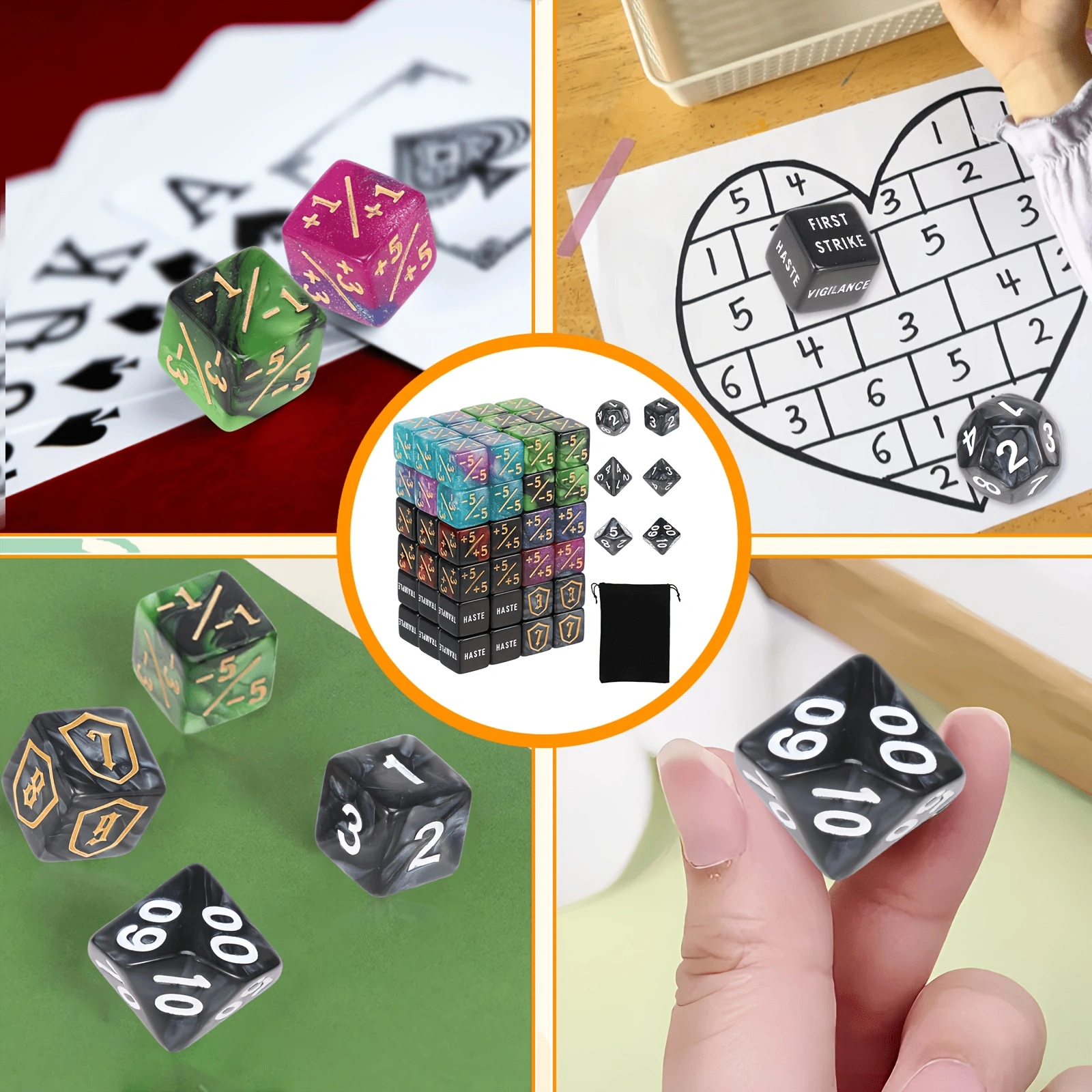 Zestaw 78 kości do MTG z przyp – Game Token Counter recenzja i cena